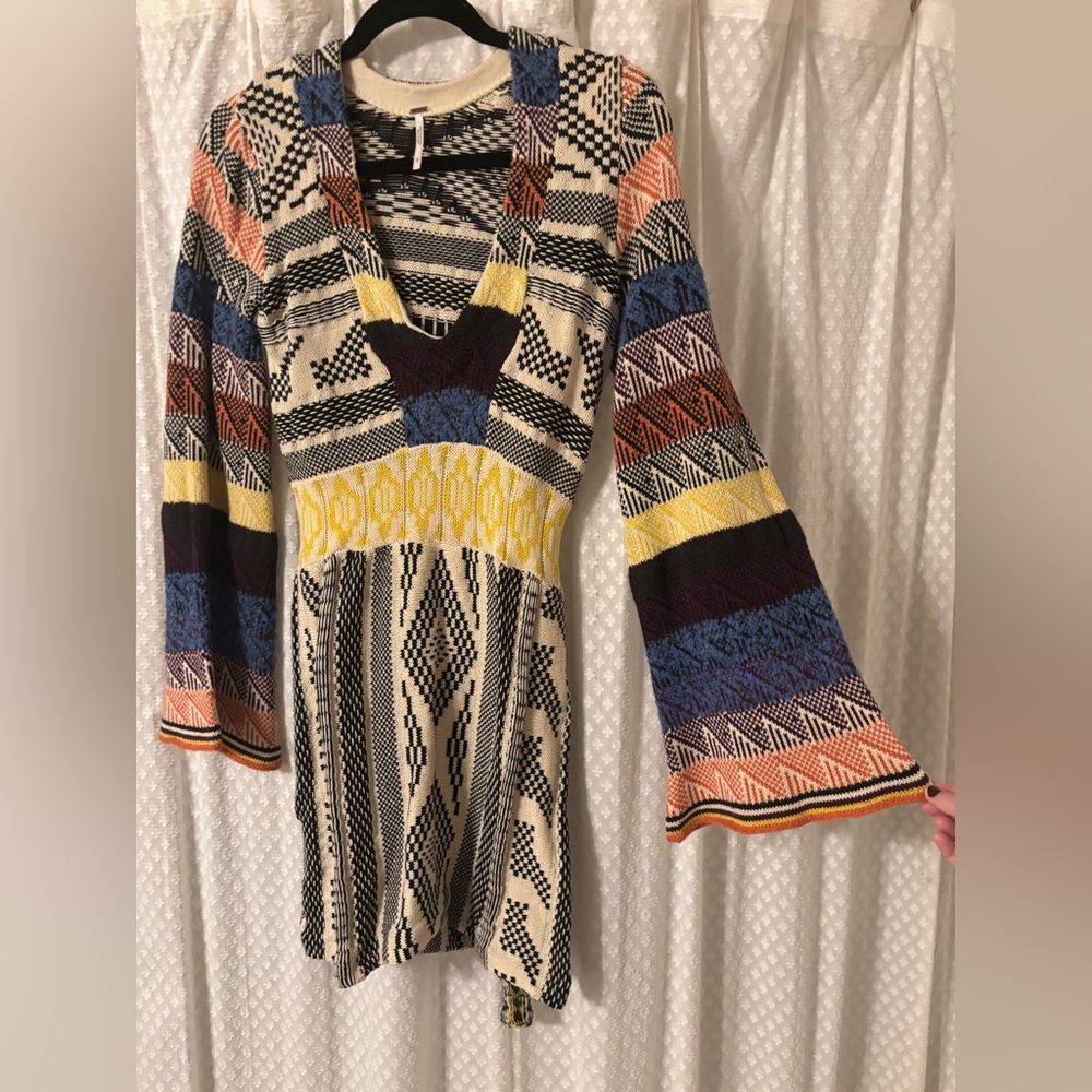Free people sweater dress size small